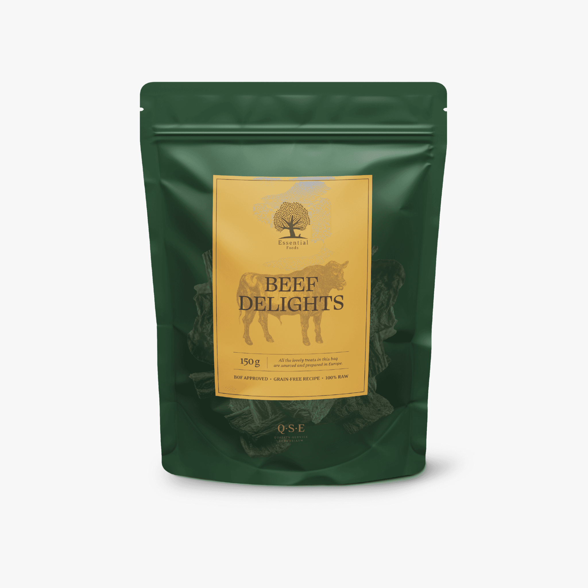 Beef Delights - 100% tørket oksekjøtt
