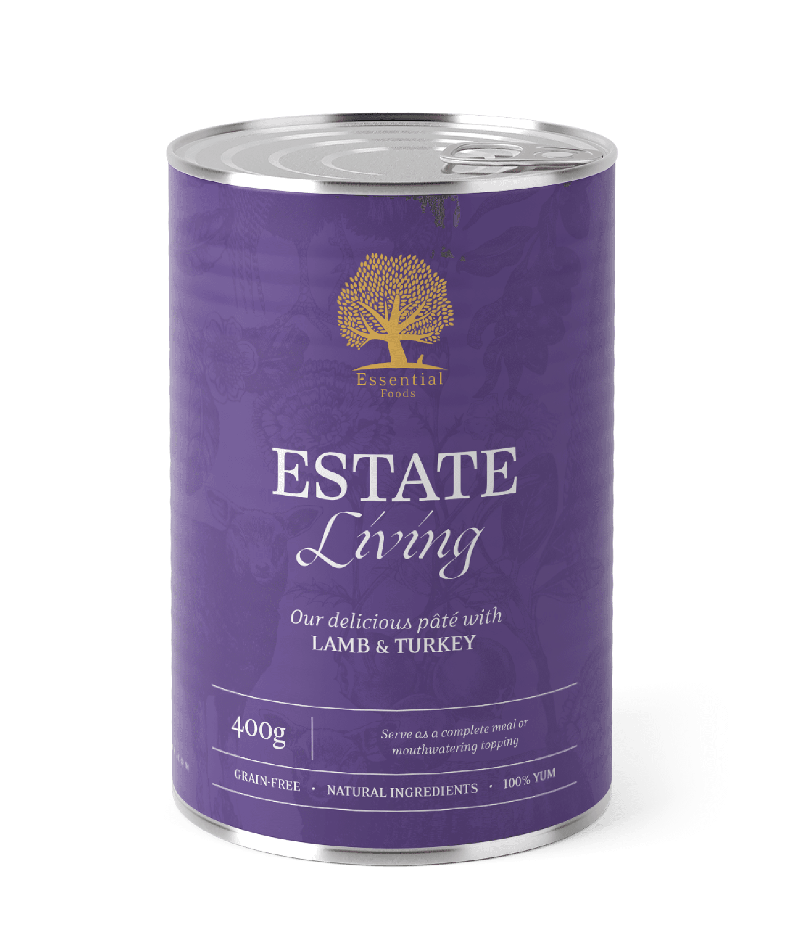 Essential Estate Living – Våtfôr med lam og kalkun | 400g