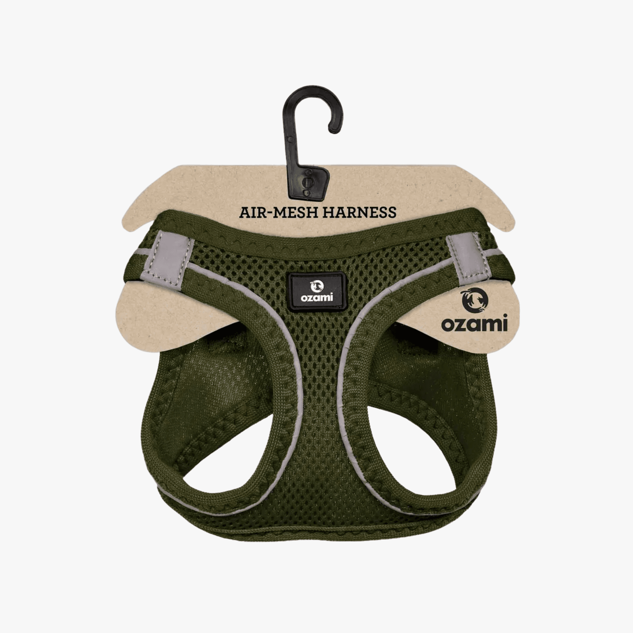 Air-Mesh Harness - Step-in hundesele | Mørk grønn