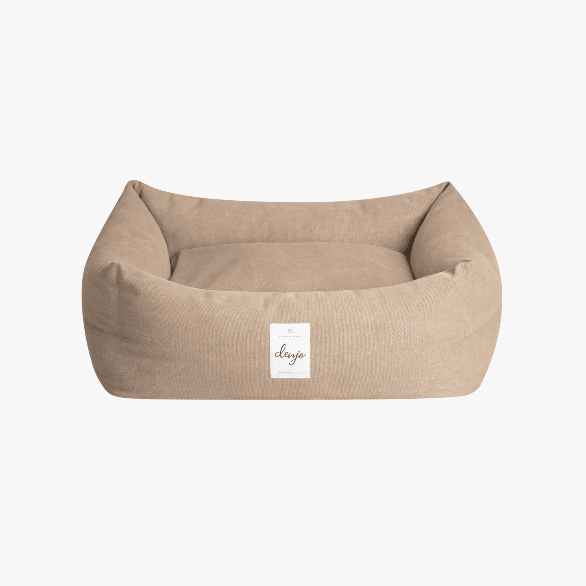 Classic Nest Sand Beige - Hundeseng i bomullscanvas