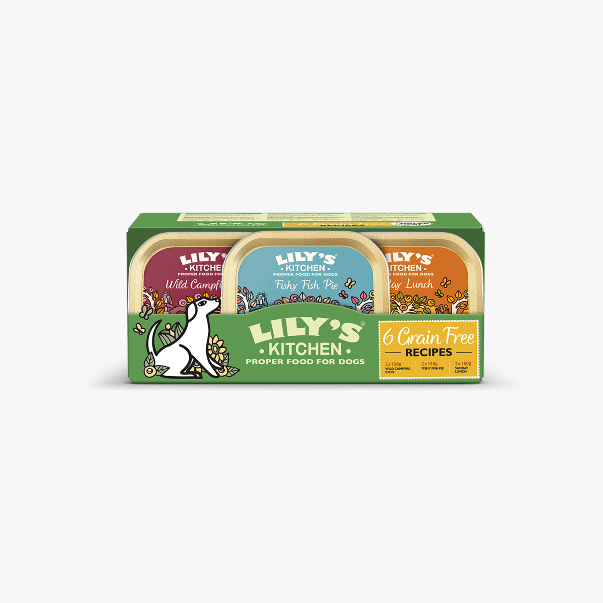 Lily’s Kitchen Grain Free Multipack – Våtfôr 6 x 150g (Kornfritt)
