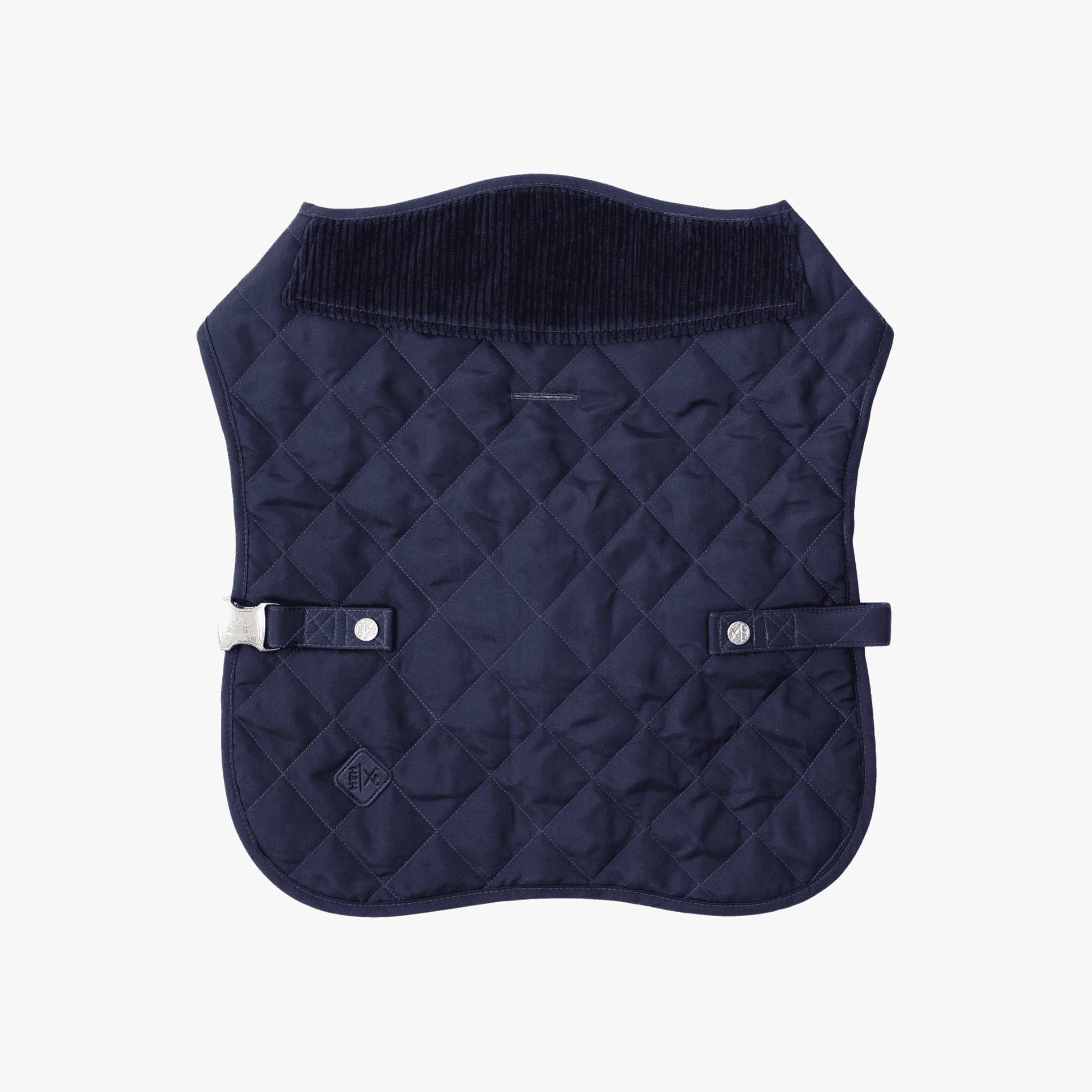 Hackett x Hugo & Hudson – Vattert hundejakke (Navy)