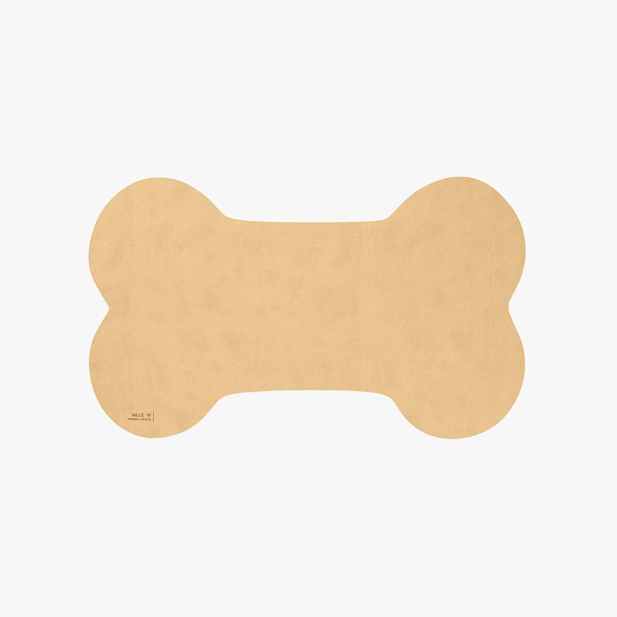 MiLLE Hund – Underlagsbrikke til hundeskåler | Beige