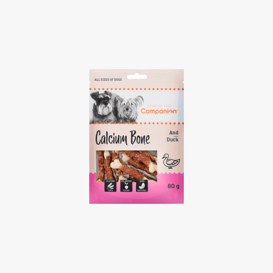 Calcium Bone, Tyggepinner for små hunder m/And