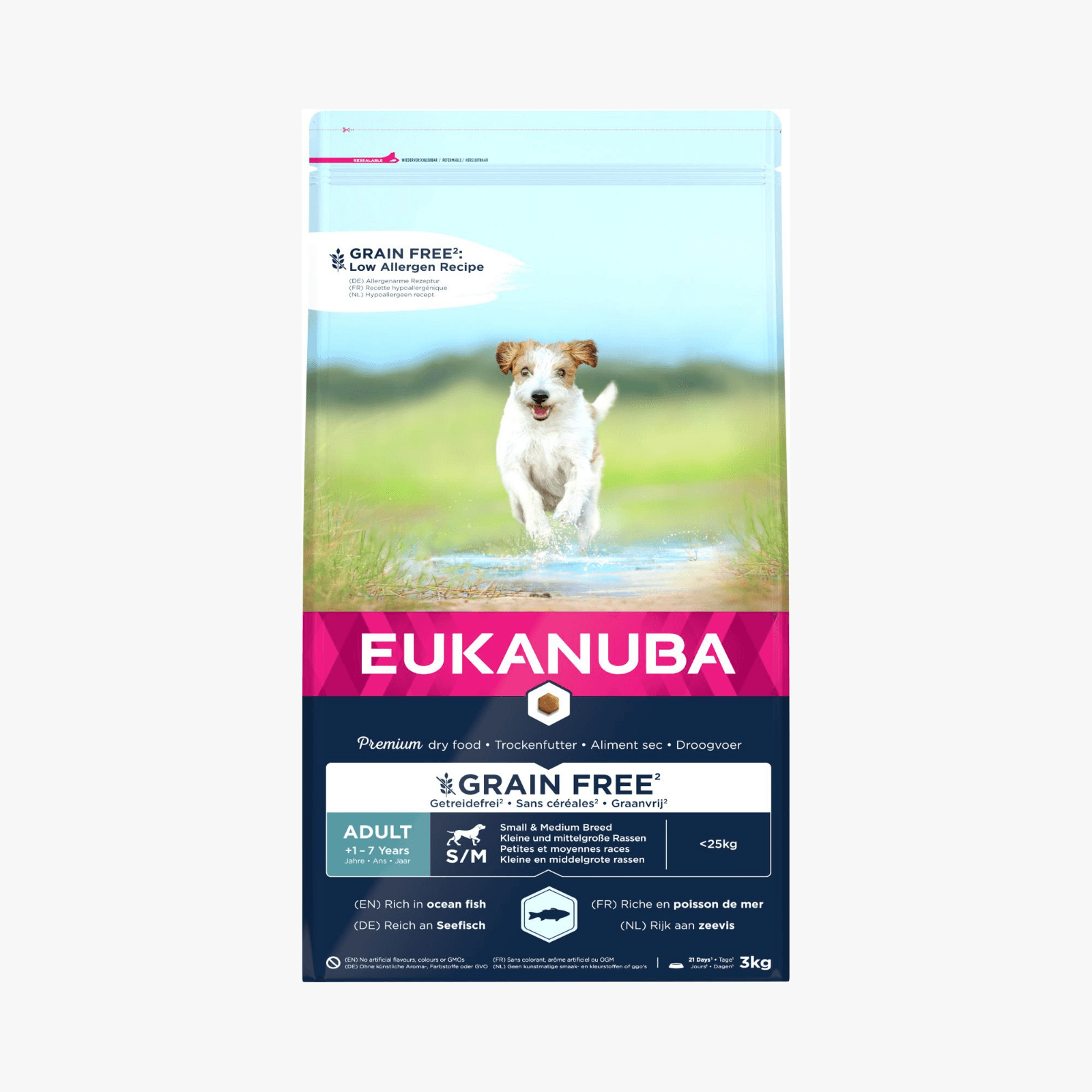 Eukanuba Voksen Små/Mellomstor Kornfritt Havfisk - Tørrfôr | Grain Free