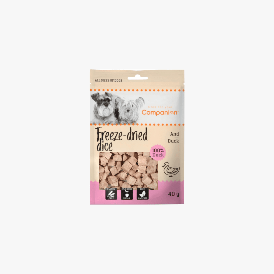 Freeze-dried Dice - Frysetørket godbiter 100% And | 40g