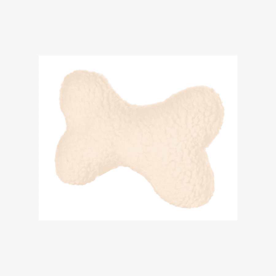 Plysj hundeben - 20 cm