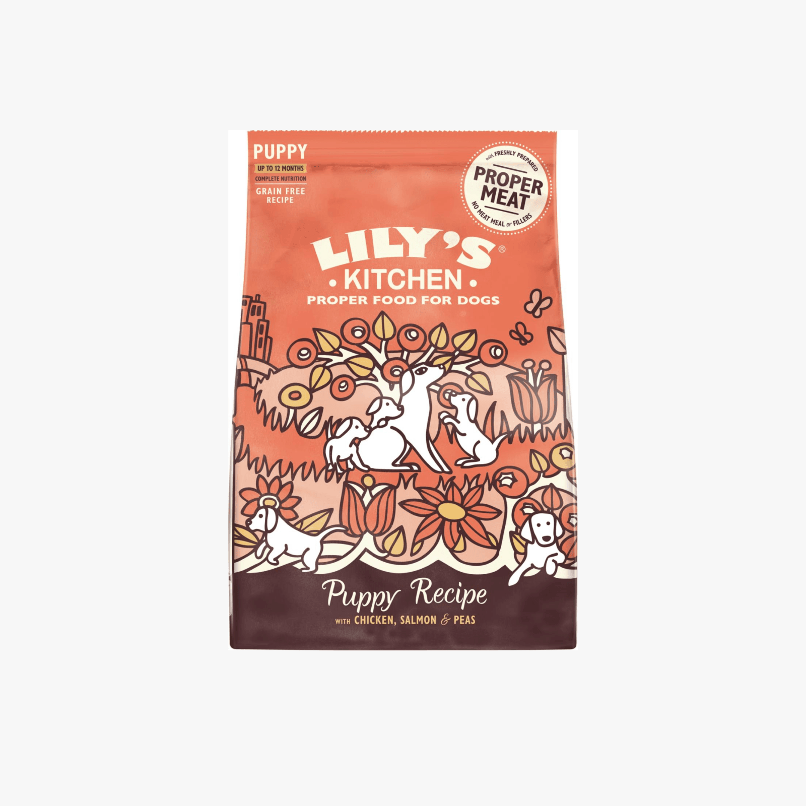 Lily’s Kitchen Puppy Recipe – Tørrfôr for valper med kylling og laks