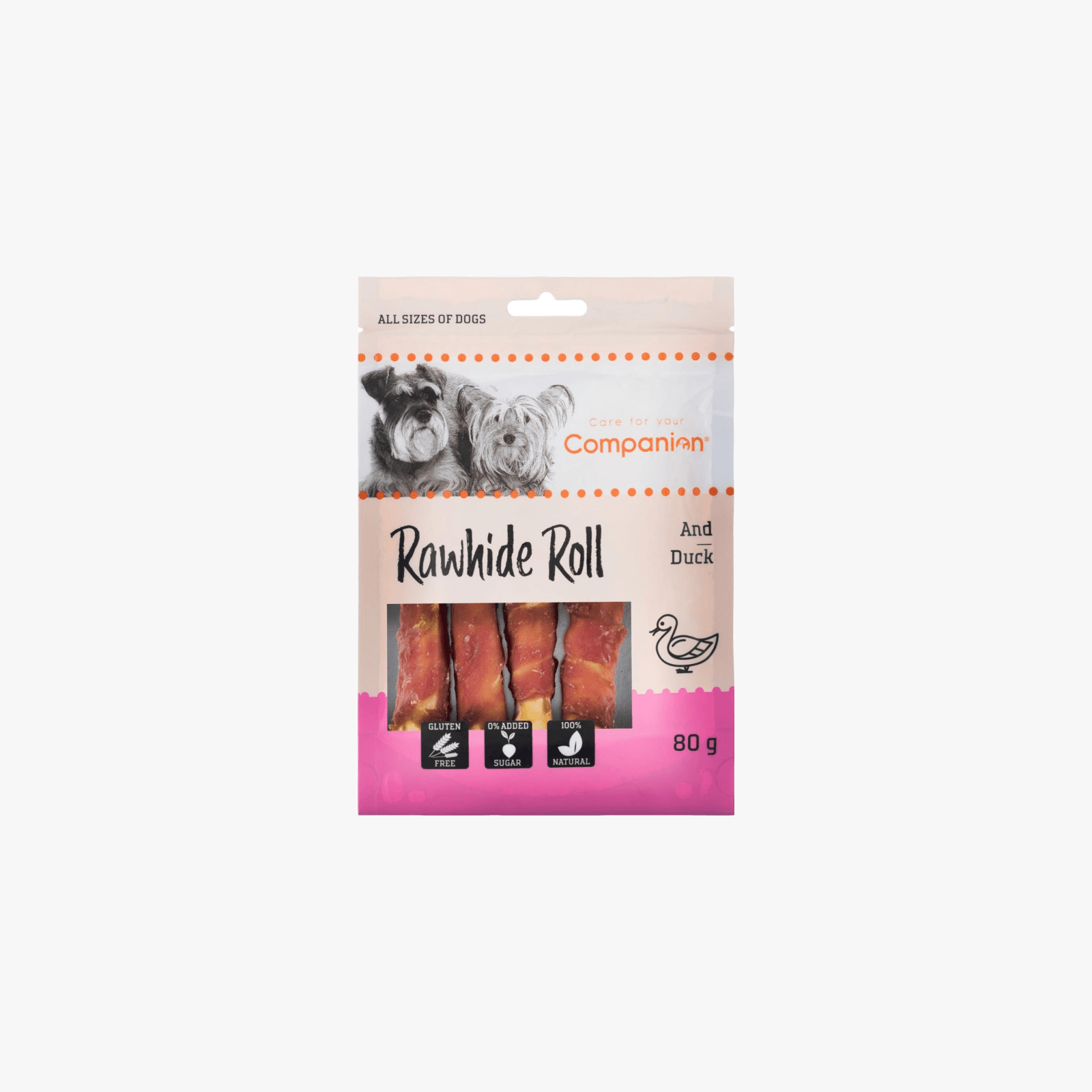 Rawhide Roll, Tyggepinner m/And