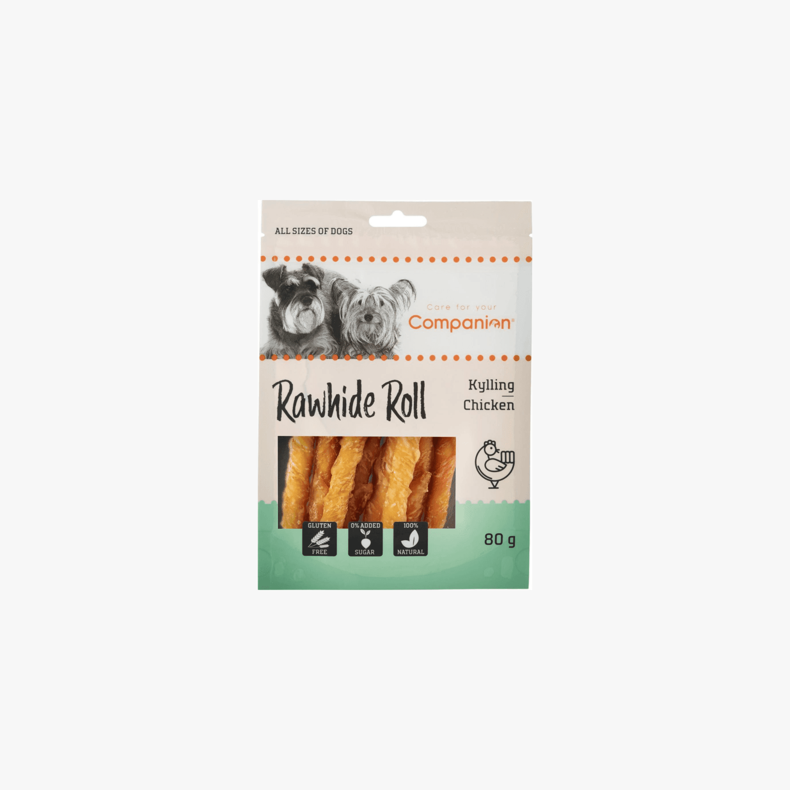 Rawhide Roll, Tyggepinner m/Kylling