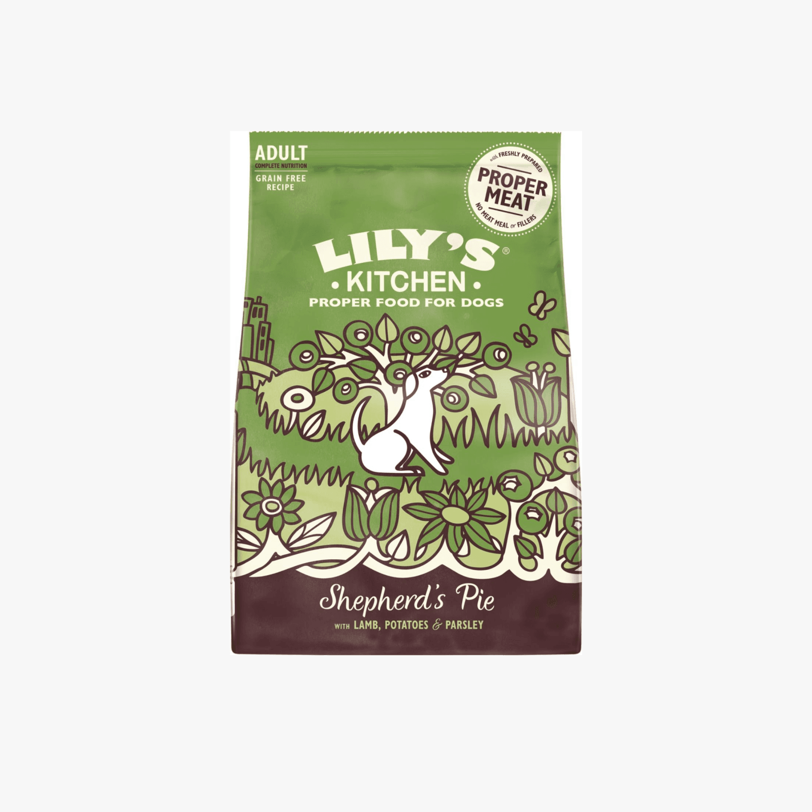 Lily’s Kitchen Shepherd's Pie – Tørrfôr for voksne hunder med Lam, Poteter og Persille