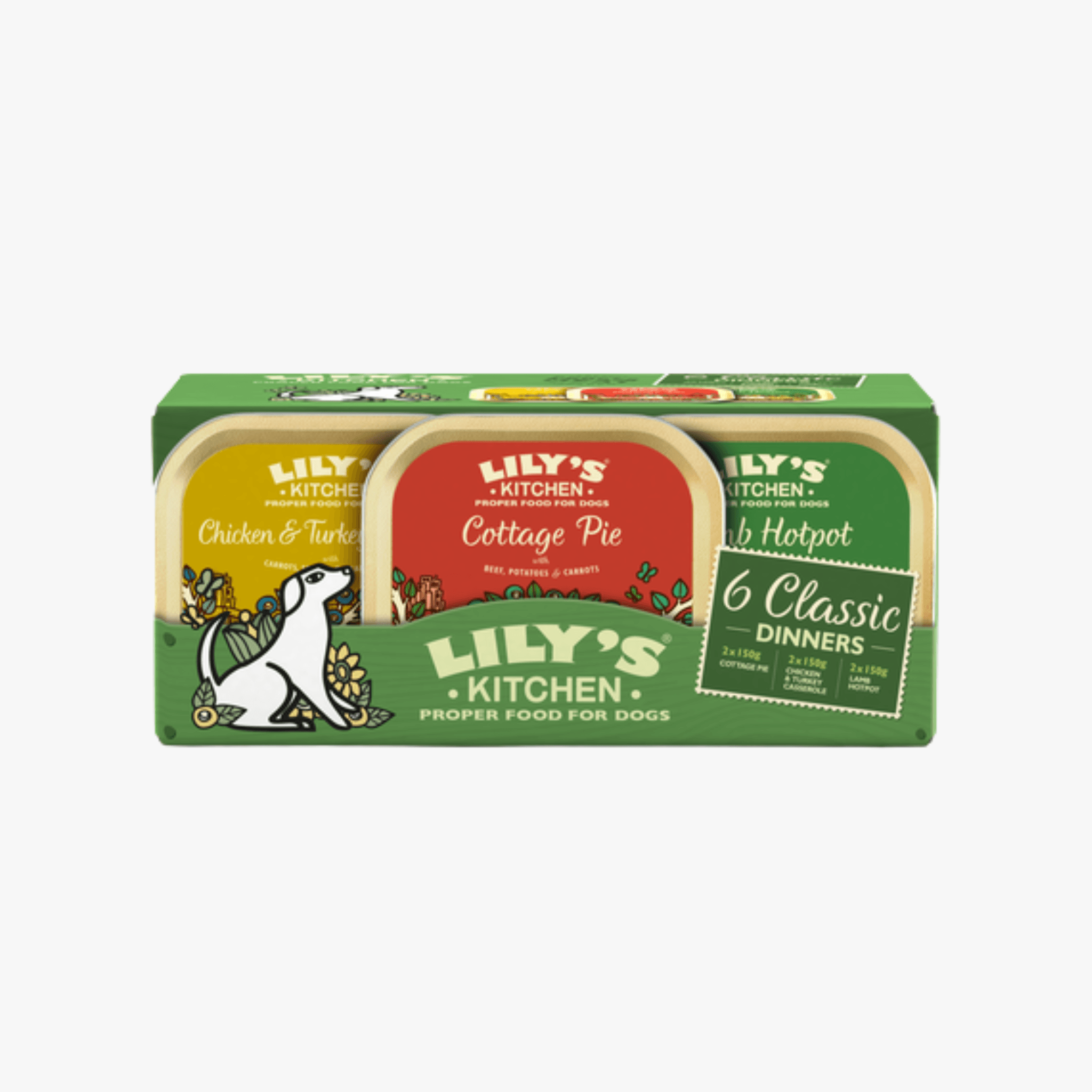 Lily’s Kitchen Classic Multipack – Våtfôr 6 x 150g