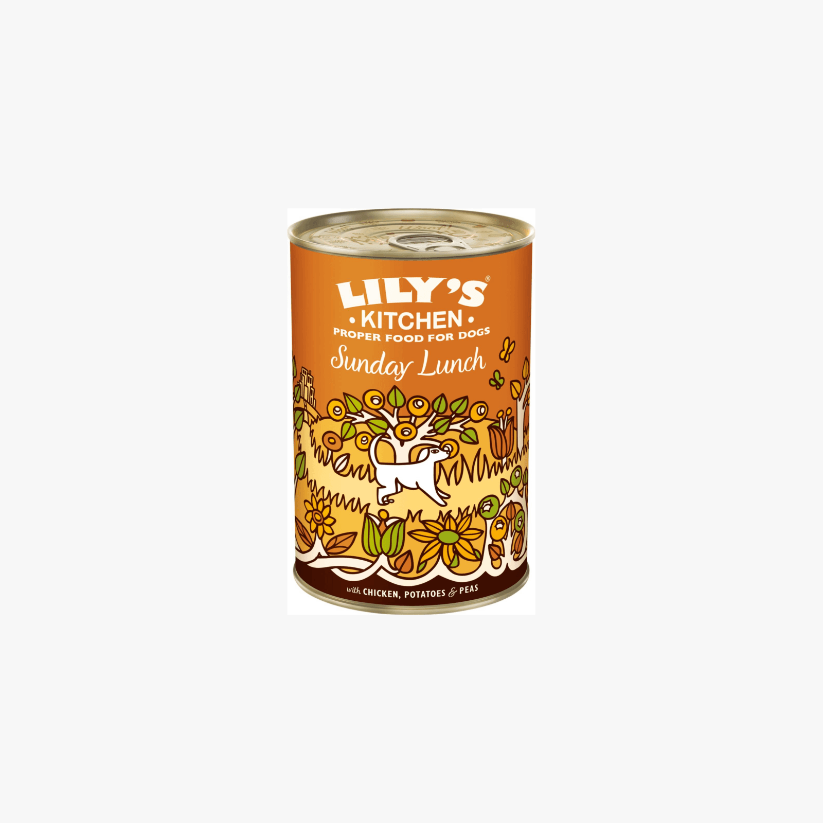 Lily’s Kitchen Sunday Lunch – Våtfôr til voksene hunder med Kylling og Grønnsaker | 400g
