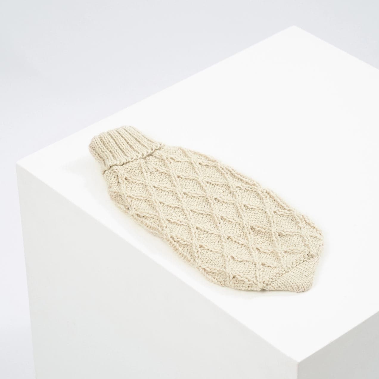 Diamond Knit – Alpaca Hundegenser Natural