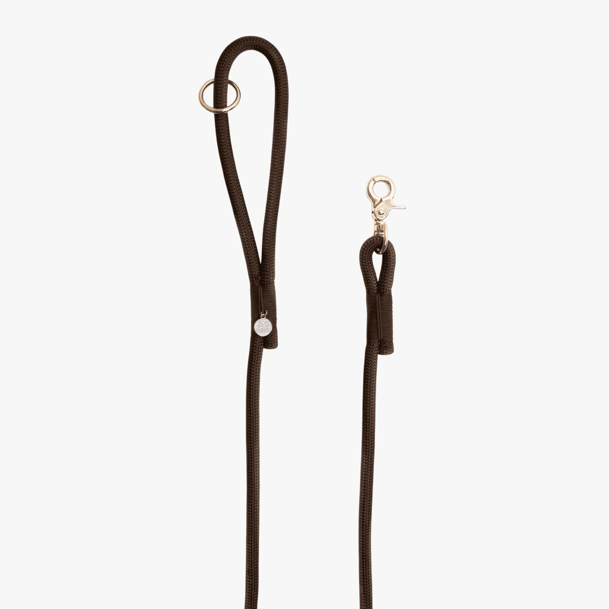 Braided Rope Leash – Hundebånd | Brown