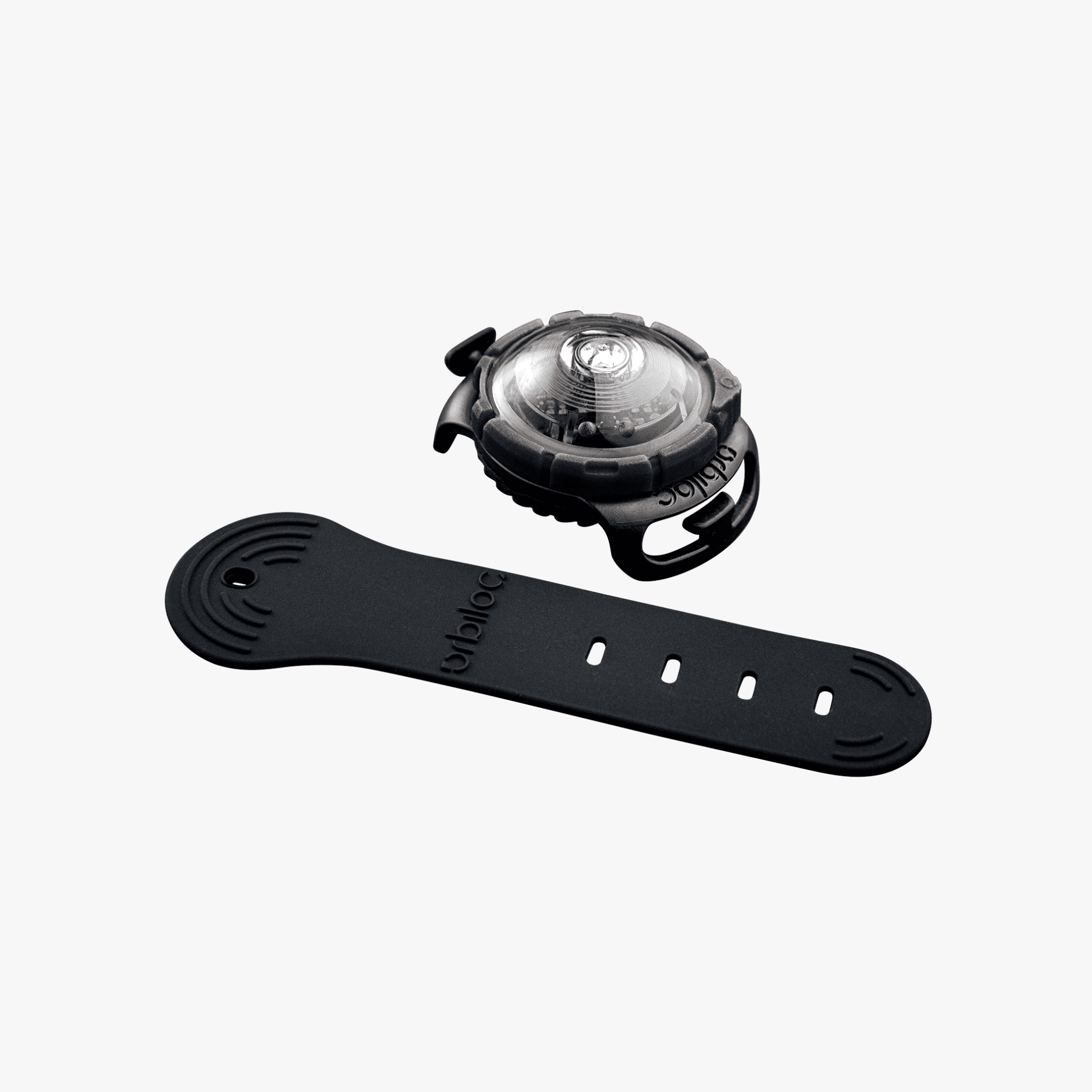 Safety light Dog Dual - LED-lys med batteri | Hvit