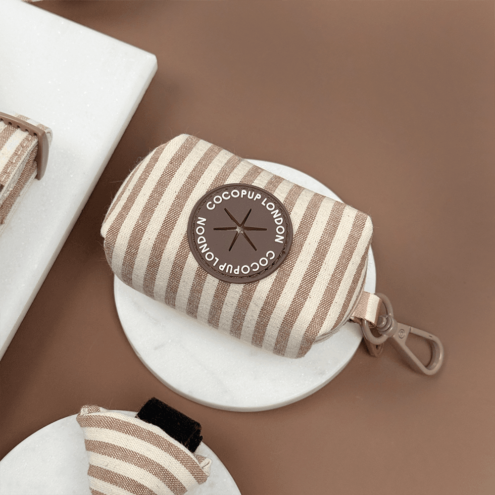 London Linen Stripes - Hundepose holder